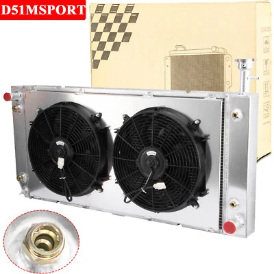 3 Row Radiator Shroud Fan Fits 2004-2016 Chevrolet Express GMC Savana 2500 3500 - Image 1 of 4