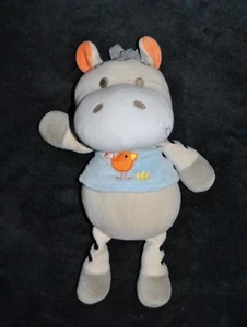 Peluche doudou zèbre CREATIVTOYS Kiabi cheval ane poney gris bleu 26 cm TTBE - Picture 1 of 2