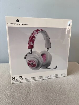 Bape Master & Dynamic MG20 Wireless Gaming Headphones - Pink Camo - Image 1 of 4