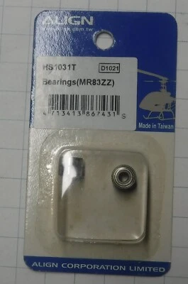 Align Trex 450 MR83ZZ Bearings (4pcs) HS1031T - Image 1 of 2