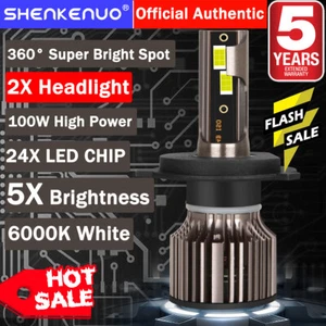 H4 LED Headlights Headlamp Bulbs For 1997-2004 Toyota Tacoma Hi/Lo Beam Q7 - Picture 1 of 16