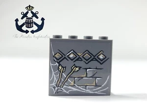 LEGO LOTR Gray Panel Cobweb Arrows & Bricks 60581pb021 For Mines of Moria 9473 - Picture 1 of 1