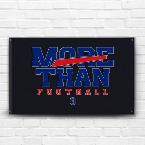 Buffalo Bills More Than Football 3x5 ft Flag NFL  Champions Banner Gift Cover