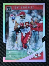 2018 Donruss Tony Gonzalez Press Proof Silver #112 SP Card Mint /75 KC Chiefs