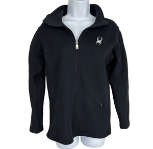 Spyder Long Sleeve Full Zip Sweater Jacket Girls Size XL - Picture 1 of 9