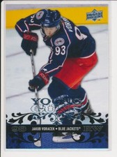 2008-09 Upper Deck YOUNG GUNS #205 JAKUB VORACEK - Rookie Card - Blue Jackets