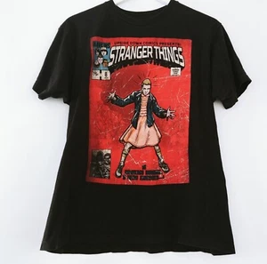 Stranger Things Graphic T-Shirt Tee Netflix Eleven Retro Comic Book Mens Large - Picture 1 of 6