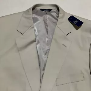 $230 NWT 346 Brooks Brothers Men's Stretch Blazer 46L Beige Casual Business - Picture 1 of 12
