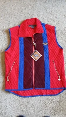 复古 90 年代嘻哈滑雪冬季滑雪板骑手背心男式 L 码成人  — 第 1/4 张图片