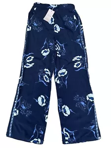 NEU Gr. S Grace & Mila Paris Hose blau weites Bein Blumen Frühling Sommer W28 L31 - Bild 1 von 8