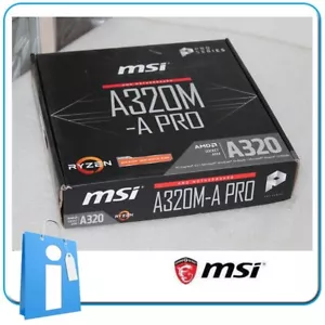 BIOS 1.71 - Placa base mATX A320 MSI A320M-A PRO Socket AM4 con Accesorios - Imagen 1 de 11
