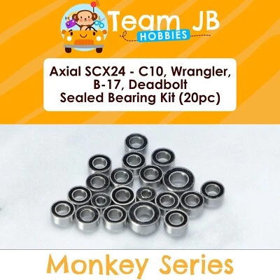 Axial SCX24 - C10, Wrangler, B-17, Deadbolt, Power Wagon - 20 Pc Bearings Kit - Image 1 of 2