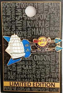 Hard Rock Cafe YOKOHAMA Year 2023 City Guitar Pin - Picture 1 of 1