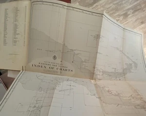 Military Autograph-M.H. Cobb USMS-Obsolete Book-Sailing Directions New Guinea+ - Picture 1 of 19