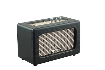 Gemini Sound GTR-100 Retro Bluetooth Portable Speaker, 30W Vintage Stereo ,...