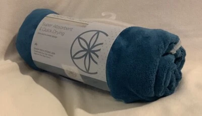 Gaiam Active Dry Yoga Mat Towel Stay Put Corner 70"x26" Absorbent Quick Drying - Image 1 of 4