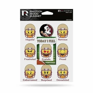 FLORIDA STATE SEMINOLES EMOJI EMOTION MOOD MAGNET WITH MOVABLE TODAY FRAME - Picture 1 of 1