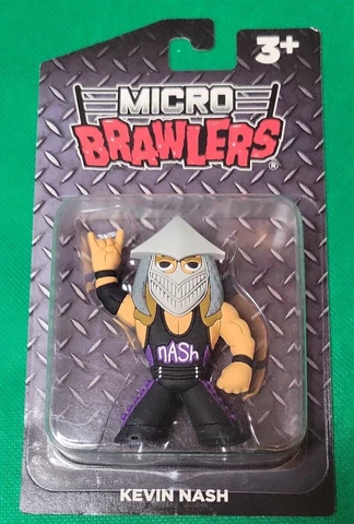 Super Shredder Kevin Nash Micro Brawler WWE WCW TMNT Hall of Famer NWO The Kliq Cover