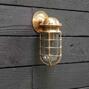 Nautical Reclaimed USA Ships Bronze Wall Light Fixture - Antique Oceanic Touch - Picture 1 of 7