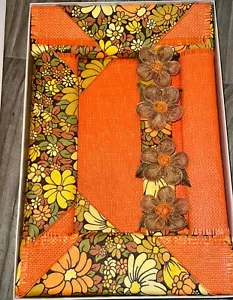 Sears 12 pcs place mat set ,4 placemats,4 napkin Rings,4 Napkins GIFT SET NEW - Picture 1 of 9