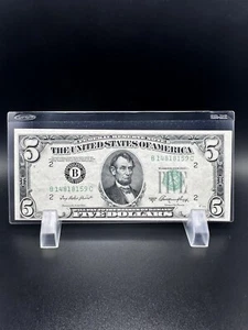 1950- $5 DOLLARS BILL Very Nice Bill For Your Collection The SEA Is Up. - Picture 1 of 4