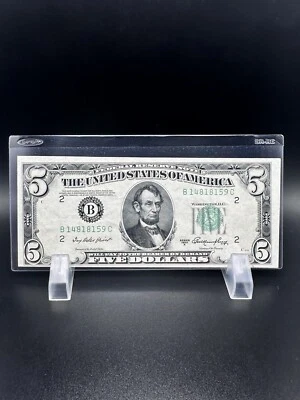 1950- $5 DOLLARS BILL Very Nice Bill For Your Collection The SEA Is Up. - Image 1 of 4