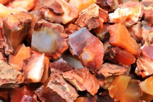 100% Natural Carnelian Rough Stone LB (Crystal Wholesale Bulk Lots) - Picture 1 of 6