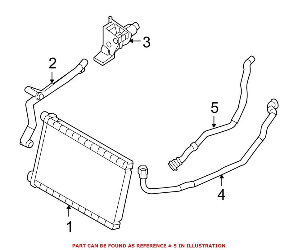 Manguera de calefacción climatización para BMW E82 E90 serie 1 M 328i xDrive OES 64 21 6 951 946 Foto 1 de 2