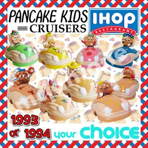 IHOP 1993 1994 PANCAKE KIDS CRUISER Pancakes FAHRZEUG Pullback IHR Spielzeug WAHL - Bild 1 von 32