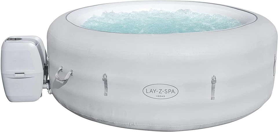 Lay-Z-Spa Vegas Hot Tub 140 AirJet Inflatable Spa with Freeze Shield 5-6 Person - Image 1 of 4