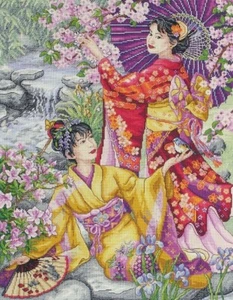 Anchor Maia Collection Cross Stitch Kit - Geishas - Picture 1 of 1