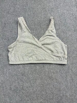 Motherhood Maturnity Nursing Bra Womens Size Medium Grey Comfort Bra  - Image 1 of 4