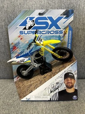 NEW - SX  SuperCross Adam Enticknap Yellow/blue/white  CRF450 1st  Edition 722 - Image 1 of 4