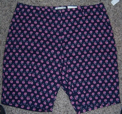 Pantalones Cortos Talbots Azul Rojo Largo "Bermudas" con Entrepierna de 10.5" Talla 16 Nuevos con Etiquetas Envío Gratis Foto 1 de 3