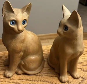 ALDON Siamkatzen 2 blauäugig Made in Japan, Vintage Sammlerstück 7 Zoll - Bild 1 von 5