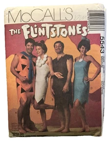 McCalls Pattern 5543 Flintstones Costume Adult Medium Fred Barney Wilma Betty - Picture 1 of 2