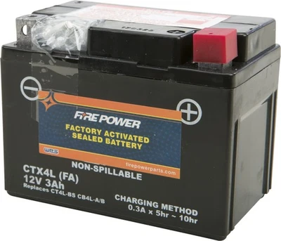 Factory Activated Sealed Battery Fire Power CTX4L-BS(FA) Foto 1 de 2
