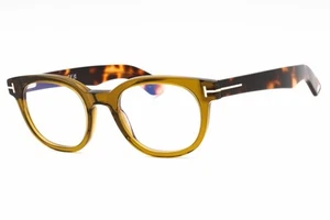 TOM FORD FT5807-B 096 Eyeglasses Green & Havana Frame 50mm - Picture 1 of 4