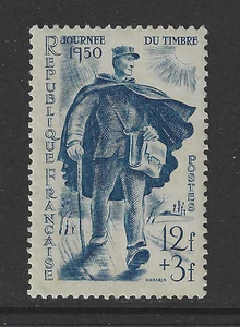 Francobollo Francia del 1950 Michel n. 881 ** MNH "Giorno del francobollo" - Foto 1 di 1