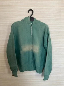Vintage 50s SEARS Sepapoke Sweatshirt Hoodie Green size L - Picture 1 of 20