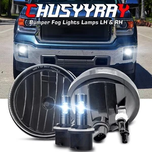 For 2007-2013 GMC Sierra 1500 2500 3500 Round LED Bumper Fog Light Assembly - Bild 1 von 16