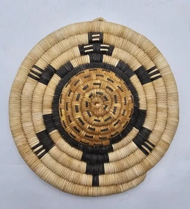 CESTA BOBINA HOPI VINTAGE 6,5" TORTUGA CRIADA INDIA NATIVA AMERICANA ~ ¡Increíble! - Imagen 1 de 9