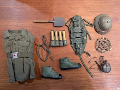 Conjunto de uniforme regular y armas sueltas Ultimate Soldier 1/6 del ejército de Vietnam del Norte Foto 1 de 4