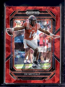 Selecciones de draft Panini Prizm 2023 #33 DK Metcalf Prizms Red Ice - Imagen 1 de 2