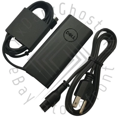 Cargador adaptador de corriente alterna Dell OEM 65 vatios USB tipo C Foto 1 de 4