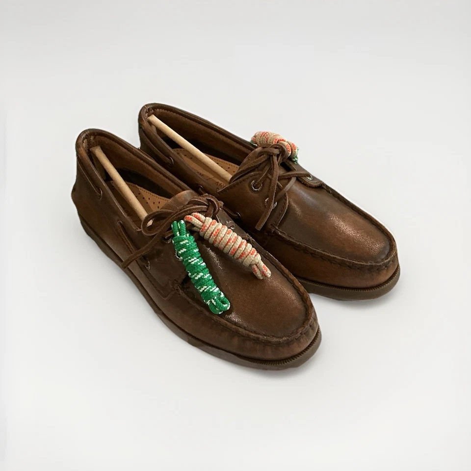 Zapato de Barco Sperry x Aritzia US 7 Marrón A02 Auténtico Original Tacón Plano $120 Foto 1 de 4