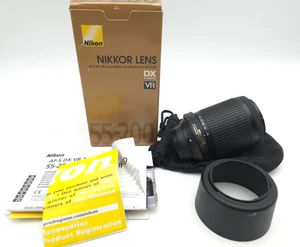 Nikon AF-S DX NIKKOR 55-200mm f/4-5.6G VR ED F-Mount Zoomobjektiv Made in Japan - Bild 1 von 14