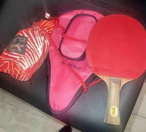 Gambler KV FLEX OUTLAW TRU TENSION REFLECTOID Table Tennis Blade With Case Balls - Picture 1 of 19