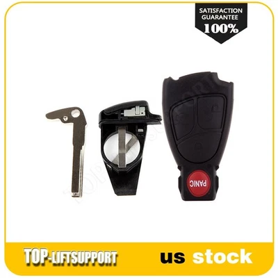 For Mercedes Benz S500 1999 2000 2001 2002 2003 2004 Key Fob Remote Shell Case - Image 1 of 4