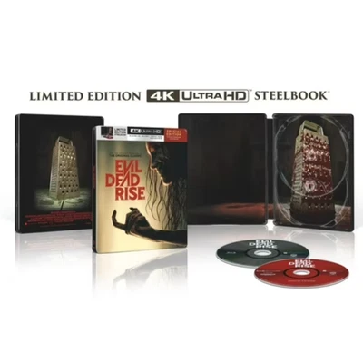 Evil Dead Rise (Walmart Exclusive) (Steelbook) (4K Ultra HD + Blu-ray + Digital - Image 1 of 4